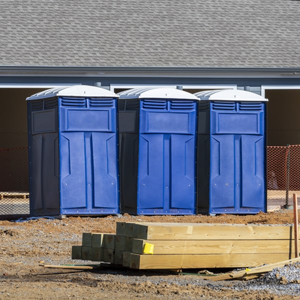 what is the cost difference between standard and deluxe portable restroom rentals in Dubois Idaho